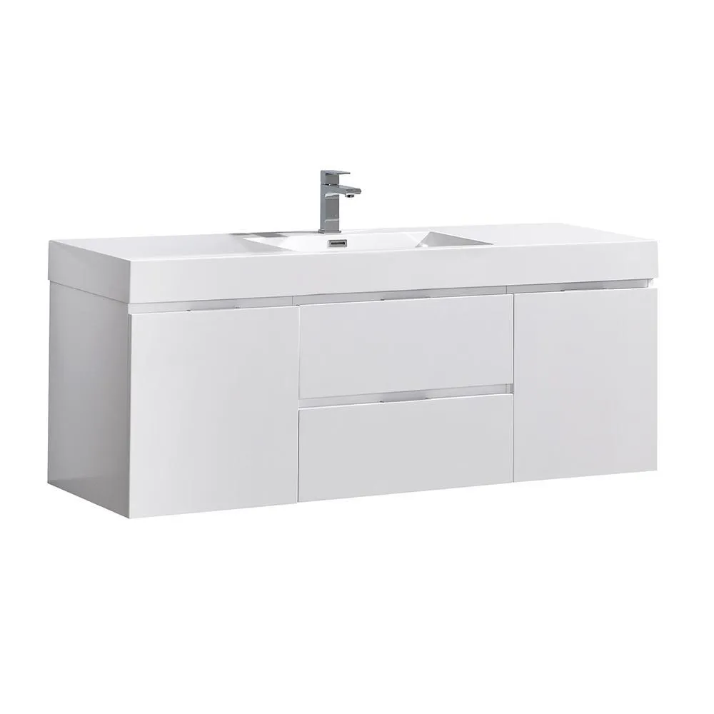 Fresca Valencia 60 Wall Hung Modern Bathroom Vanity