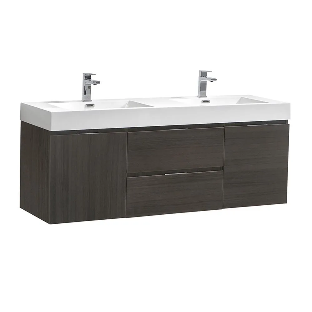 Fresca Valencia 60 Wall Hung Modern Bathroom Vanity