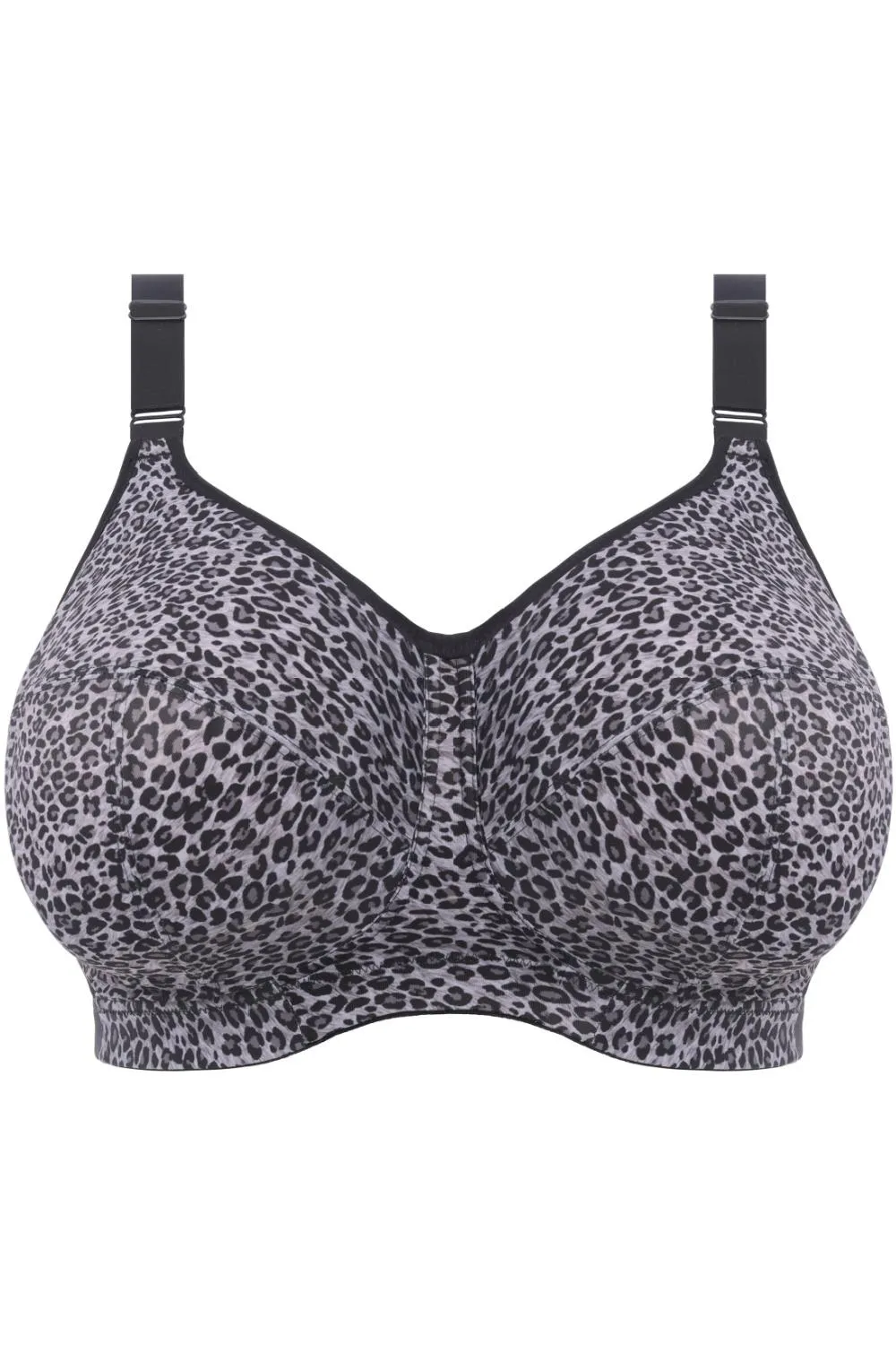 Goddess Celeste Soft Cup Bra, Gray Leopard (GD6114)