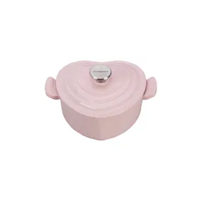 Heart Cocotte 20cm - Chiffon Pink Ss Knob