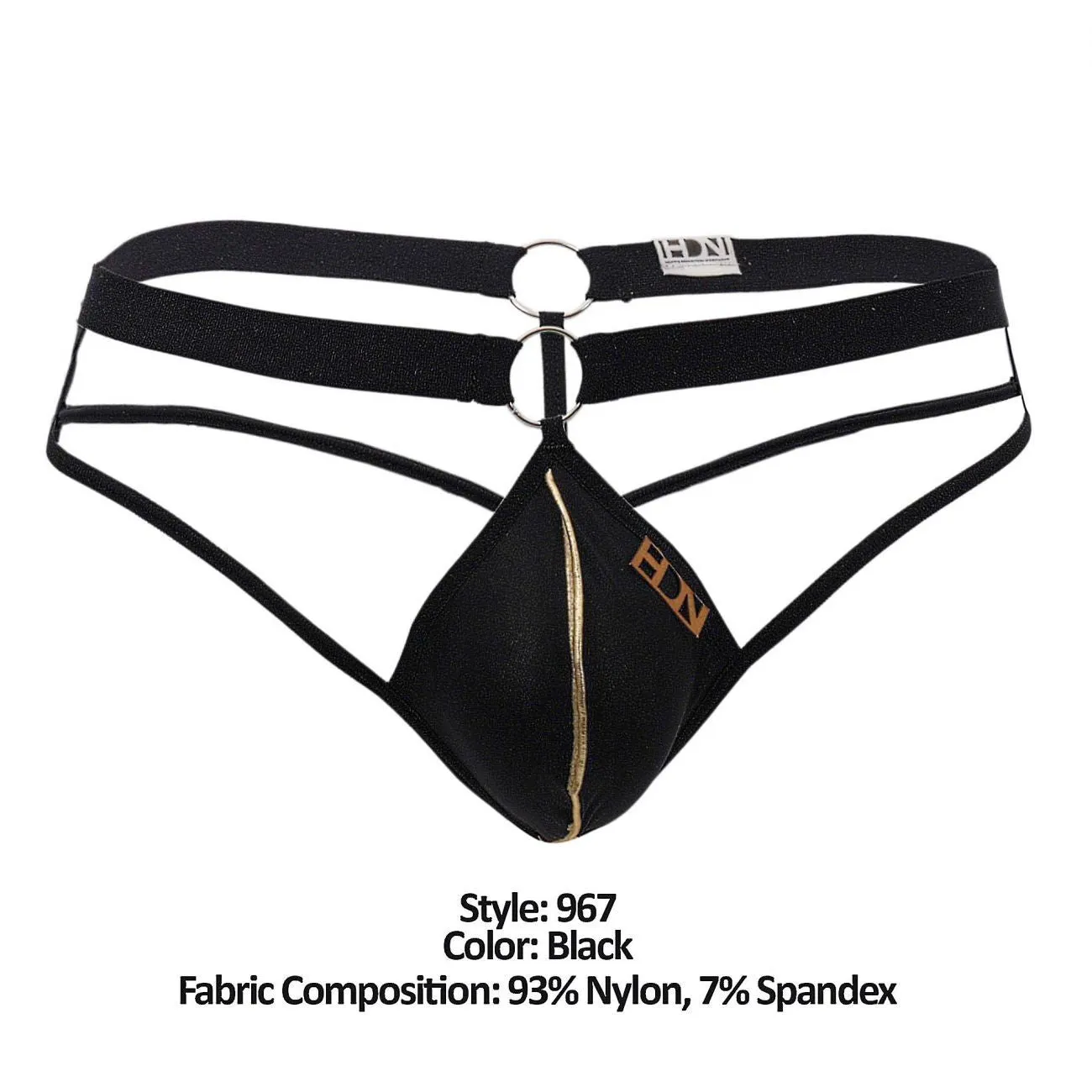 Hidden 967 Thongs Black