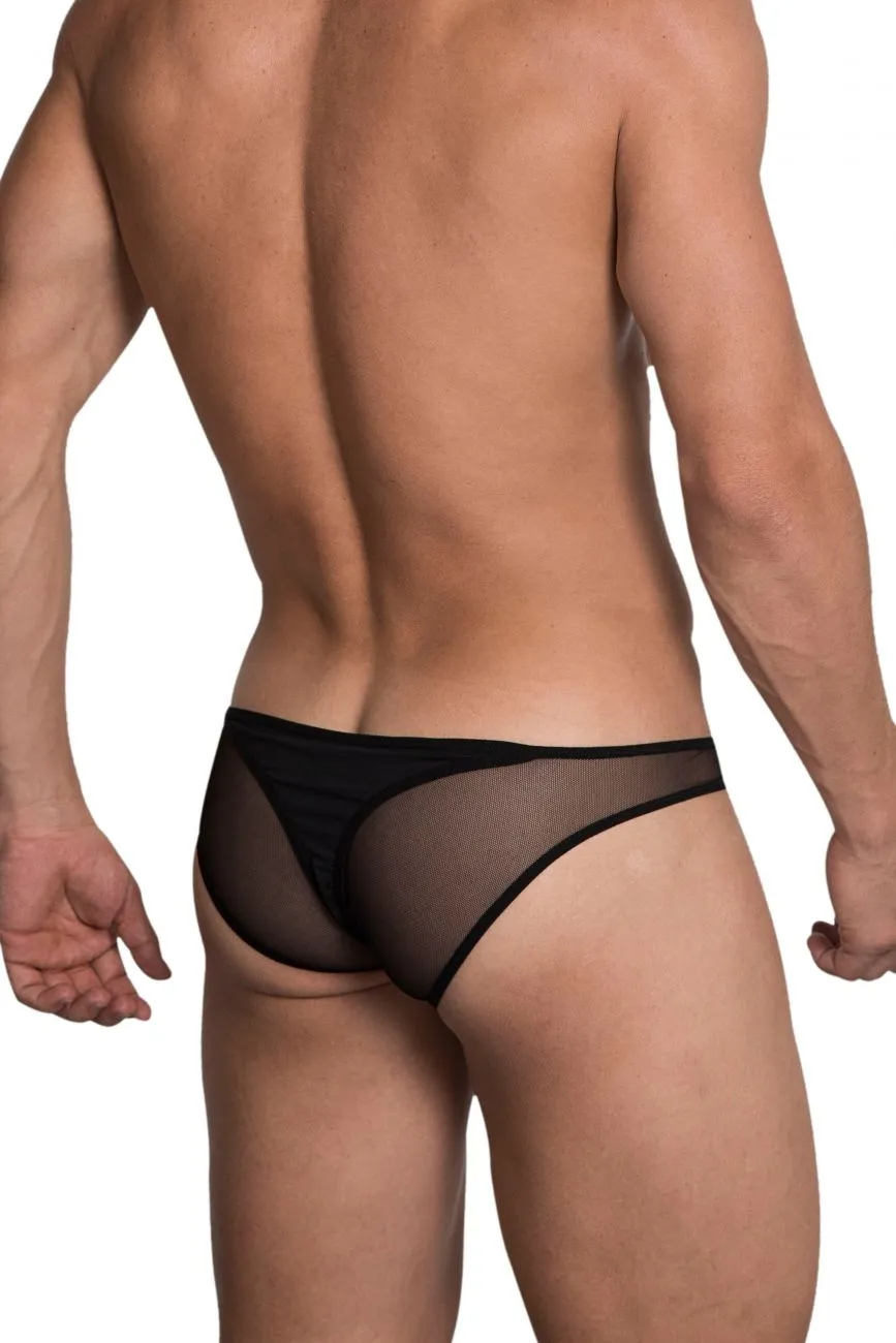 Hidden 972 Mesh Bikini-Thong Black