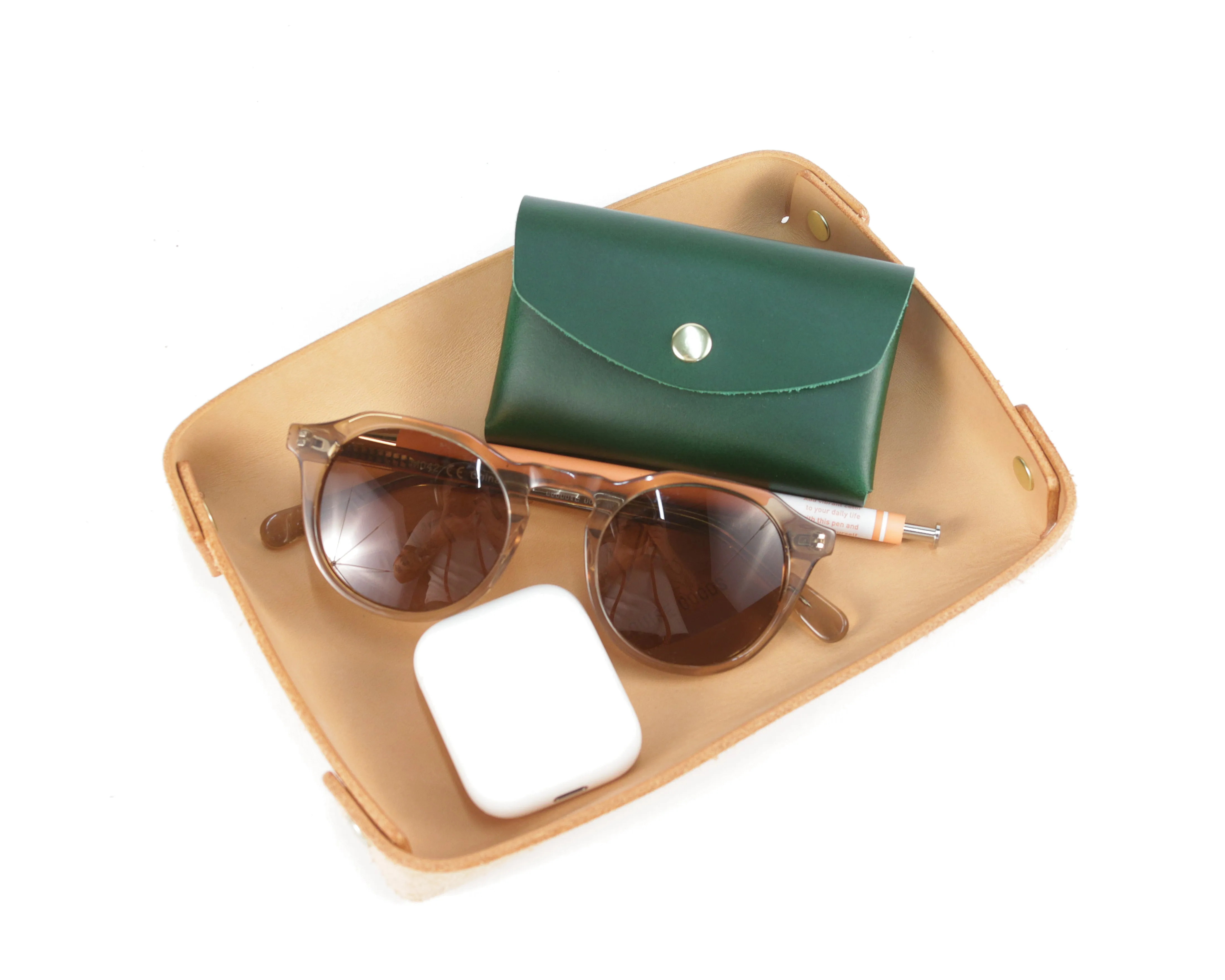 Hudson Valet Tray: Tan