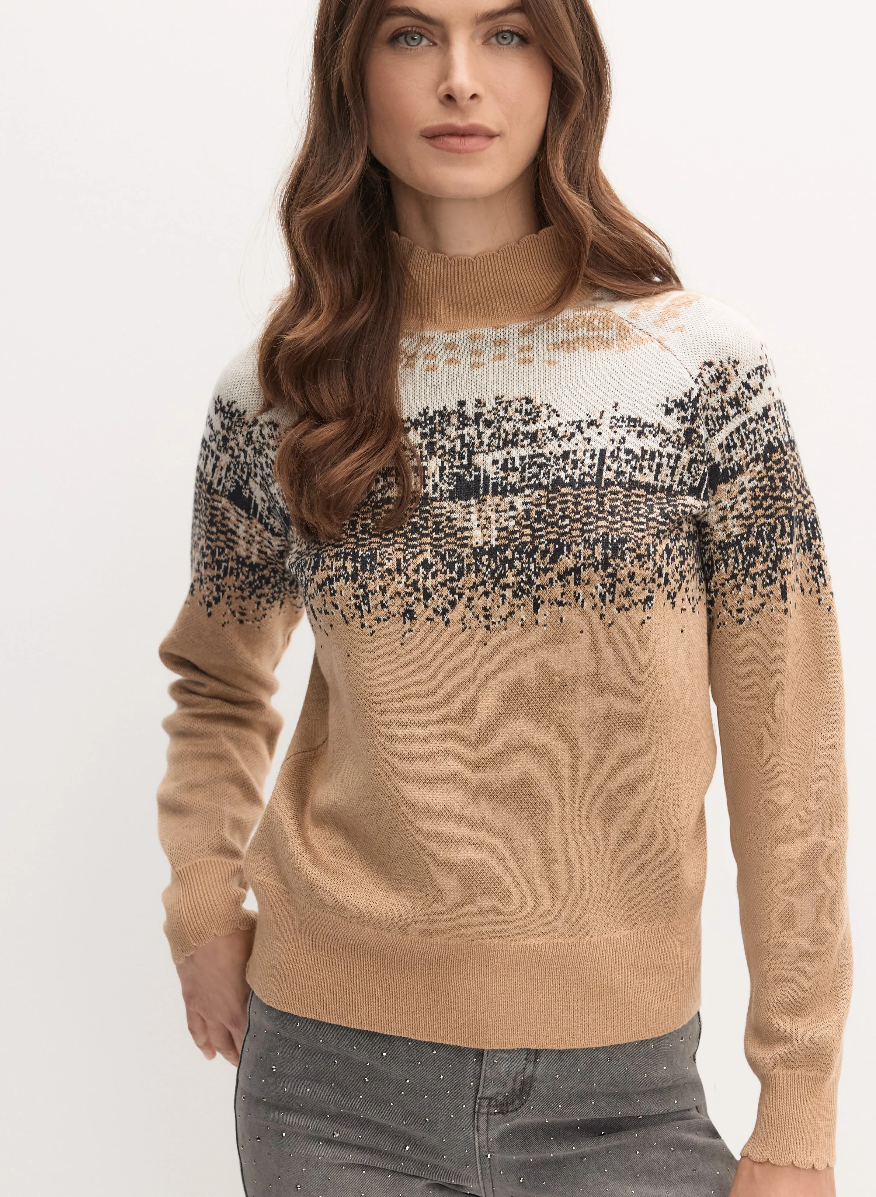 Jacquard Pattern Sweater