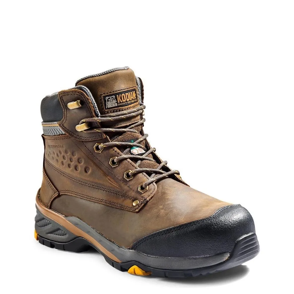 Kodiak Crusade Men's 6" Composite Toe Safety Boot KD305001DWX - Brown