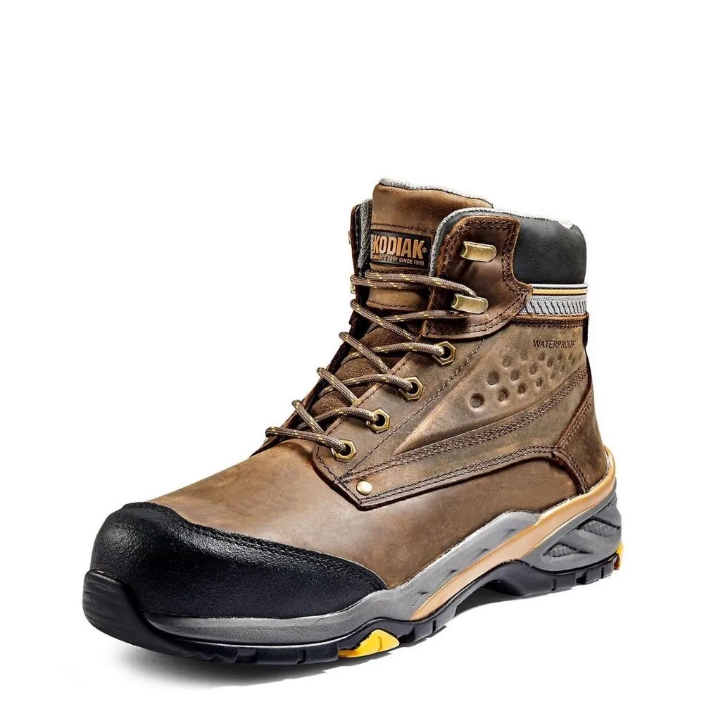 Kodiak Crusade Men's 6" Composite Toe Safety Boot KD305001DWX - Brown