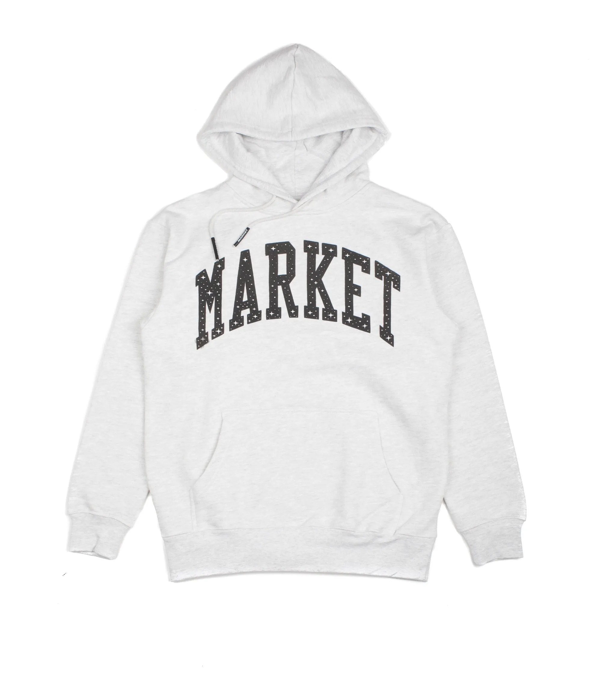 Market Arc Puff Hoodie Gray Man