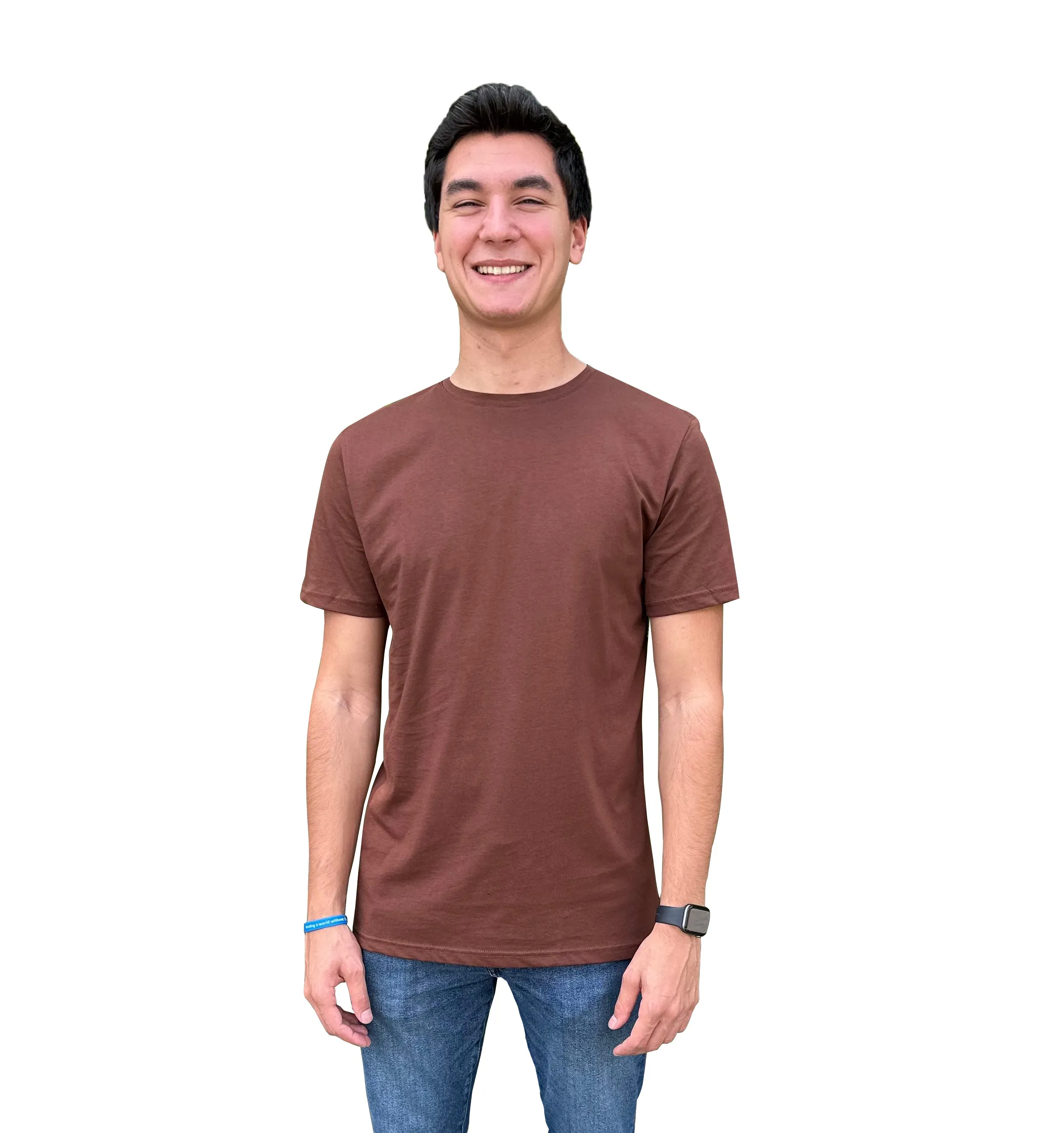 Men's Short Sleeve Crewneck T-Shirt in Combed Turkish Cotton