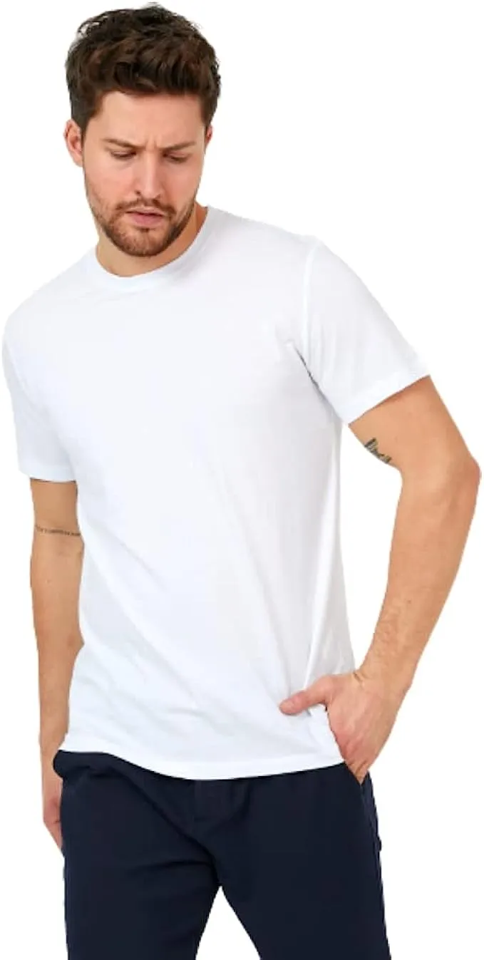 Men's Short Sleeve Crewneck T-Shirt in Combed Turkish Cotton