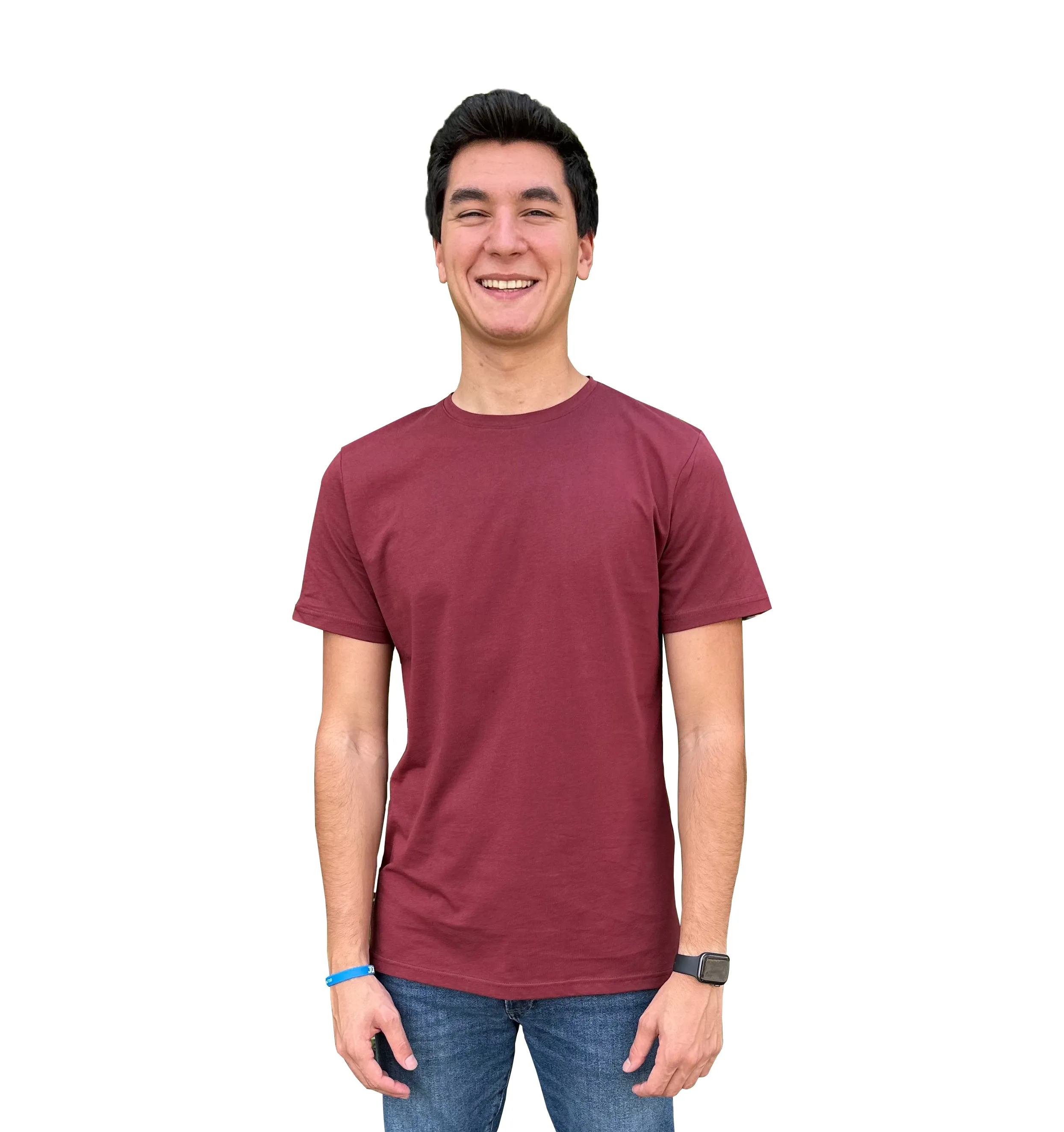 Men's Short Sleeve Crewneck T-Shirt in Combed Turkish Cotton