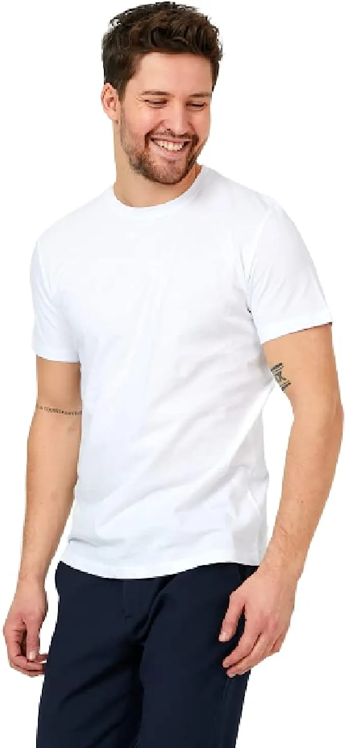 Men's Short Sleeve Crewneck T-Shirt in Combed Turkish Cotton