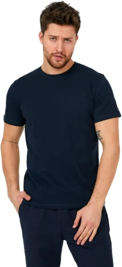 Men's Short Sleeve Crewneck T-Shirt in Combed Turkish Cotton