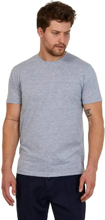 Men's Short Sleeve Crewneck T-Shirt in Combed Turkish Cotton