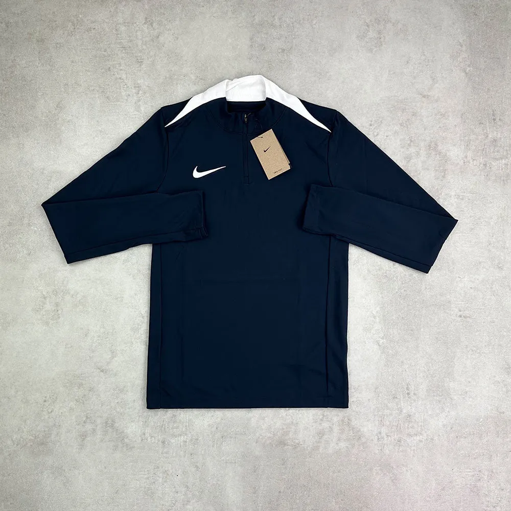 Nike Academy Pro Dri- Fit Half Zip Navy Blue