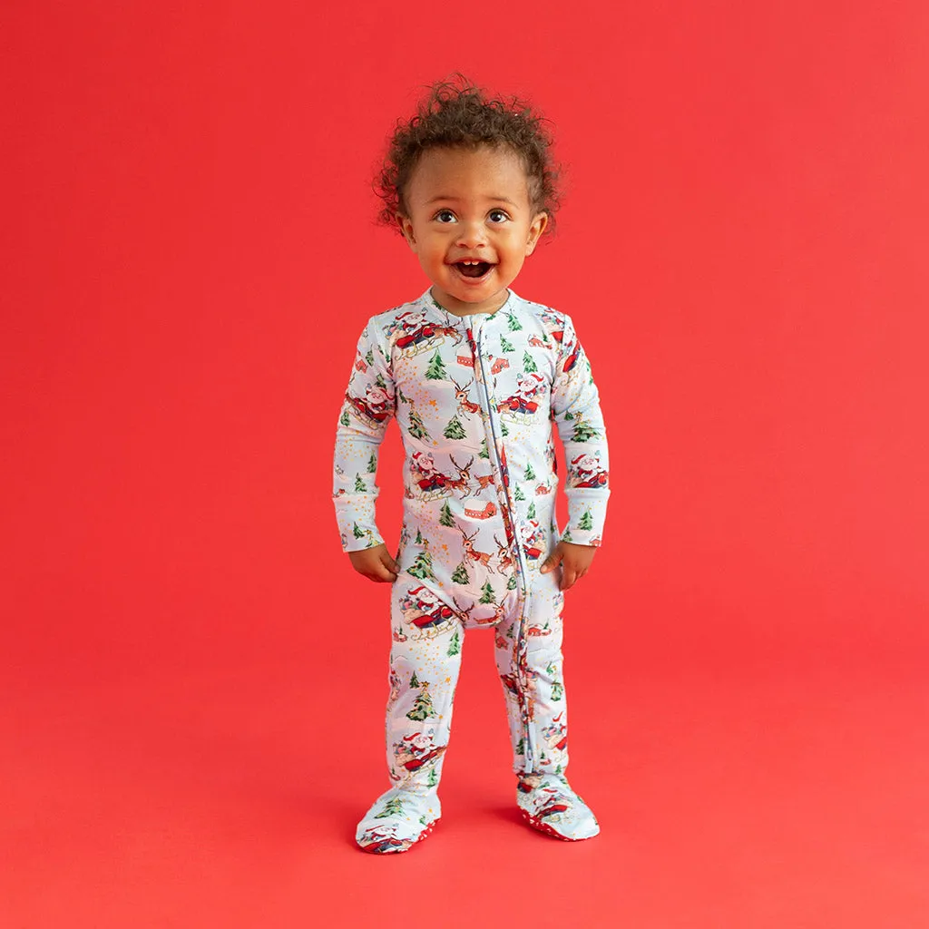 Pere Noel Footie Zippered One Piece