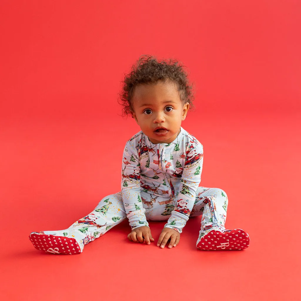 Pere Noel Footie Zippered One Piece