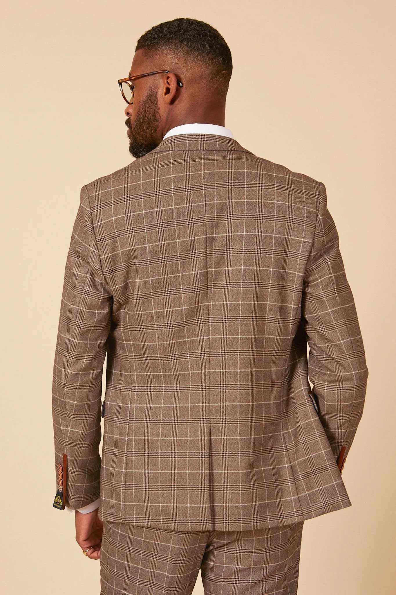 RAY - Tan Check Blazer