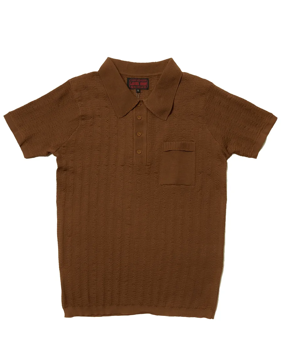 Rusty Jaquard Knit Polo Shirt