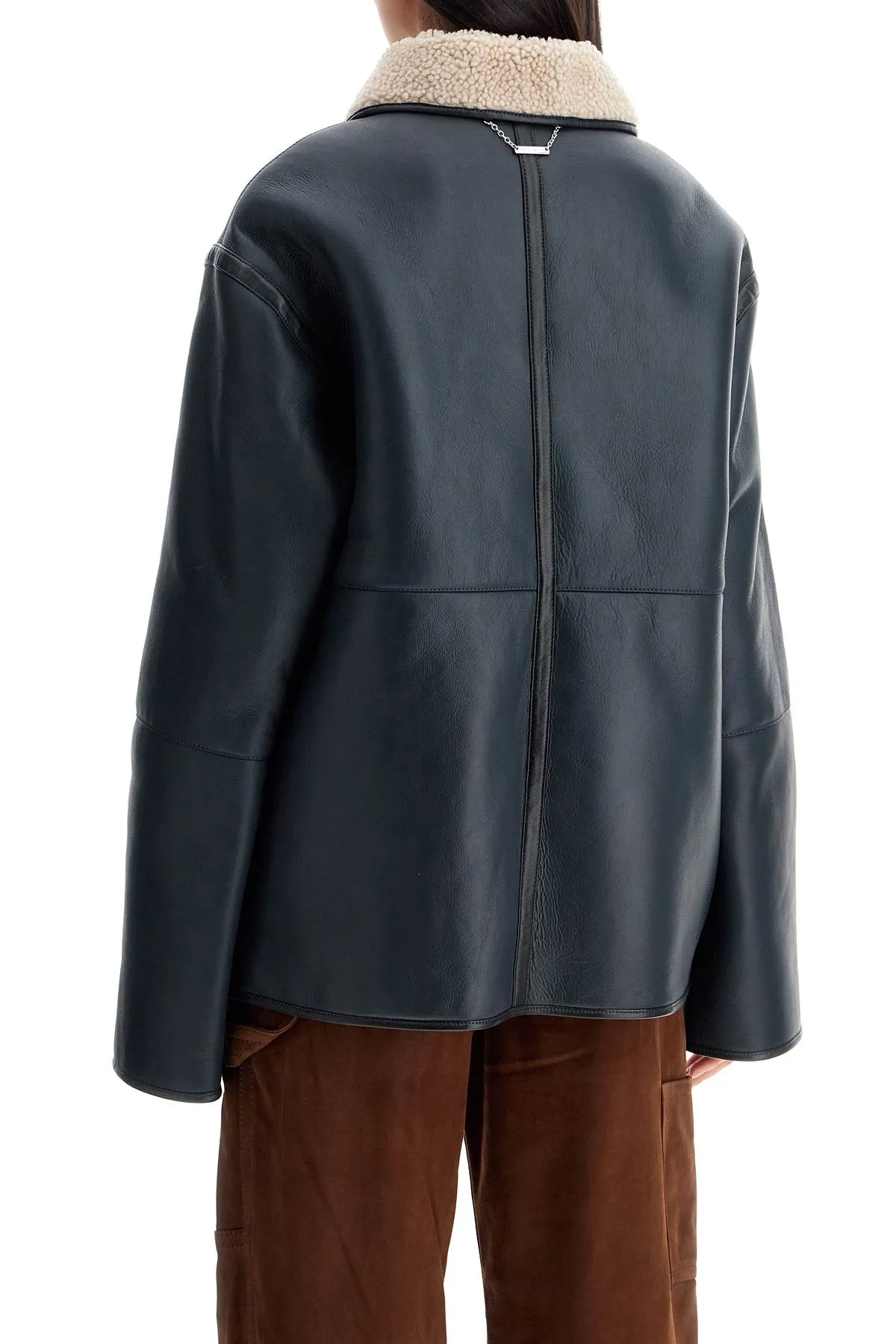 SAKS POTTS ada reversible shearling jacket