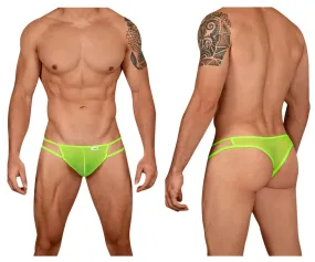 SALE - CandyMan 99435 Mesh Thongs Green