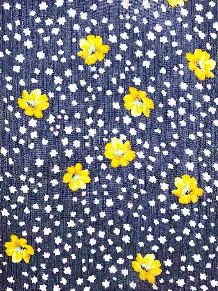 SMALL FLORAL PRINTED ON YORYO CHIFFON NFF190614B-054