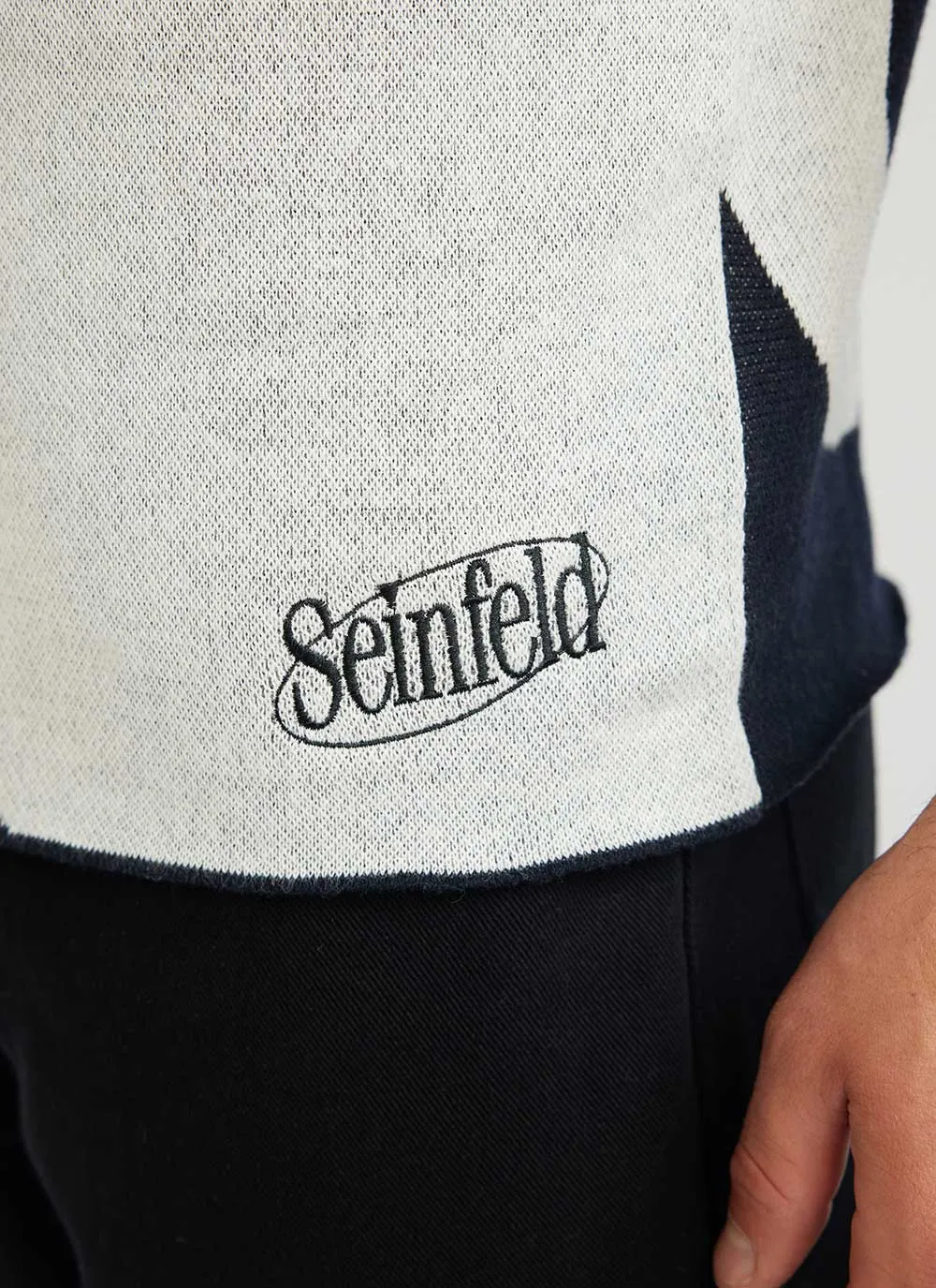 The Puddy Knitted Shirt | Seinfeld x Percival | Cream with Black