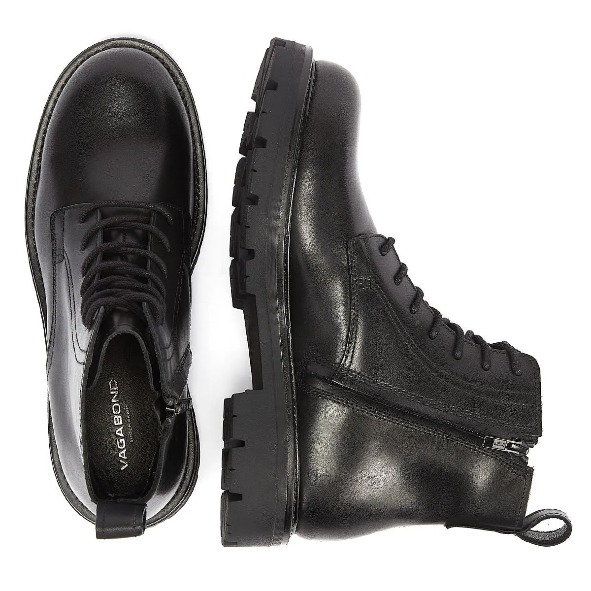 Vagabond Cameron Lace Up Men's Black Boots