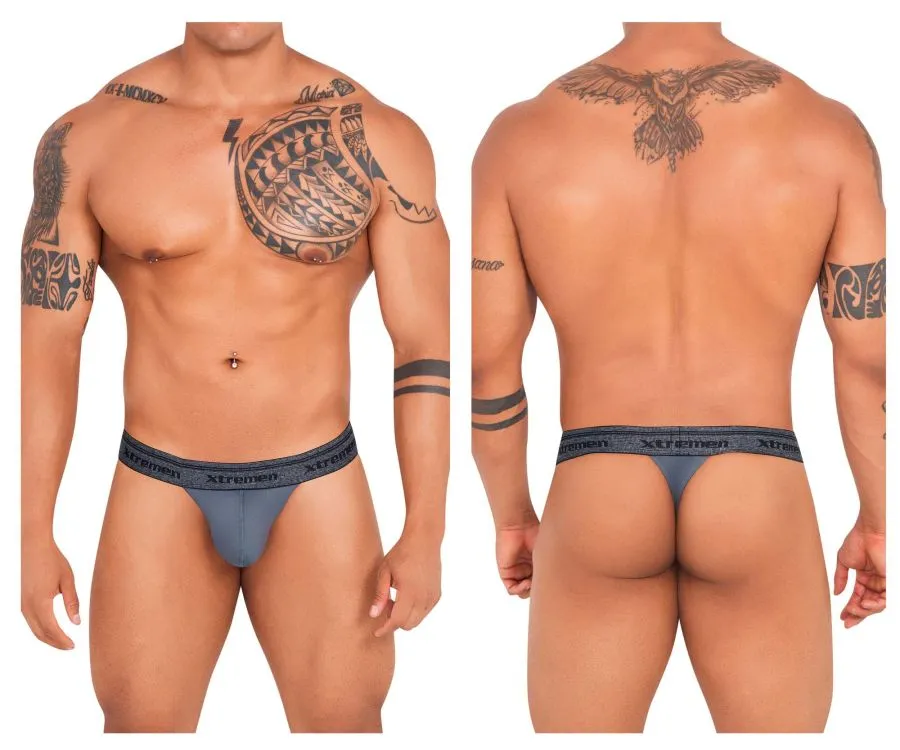 Xtremen 91141 Ultra-soft Thongs Color Dark Gray